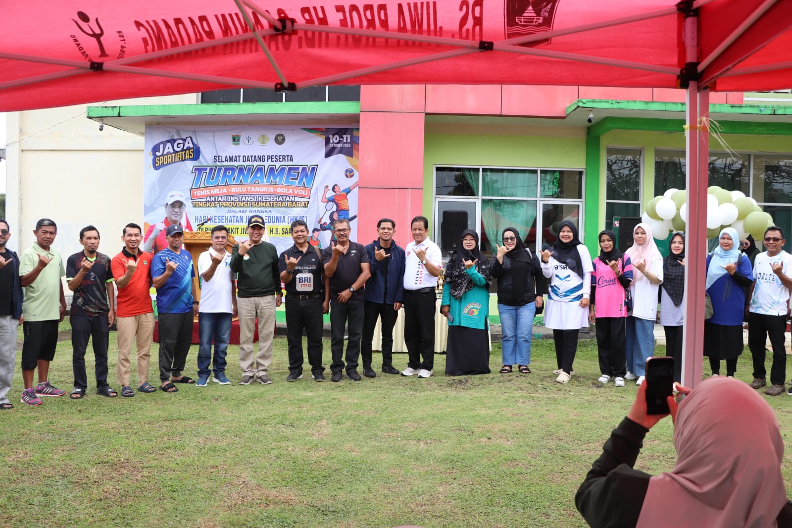 RSJ Prof. H.B. Saanin Lanjutkan Rangkaian HKJS 2026 dengan Pembukaan dan Kegiatan Olahraga Antarinstansi